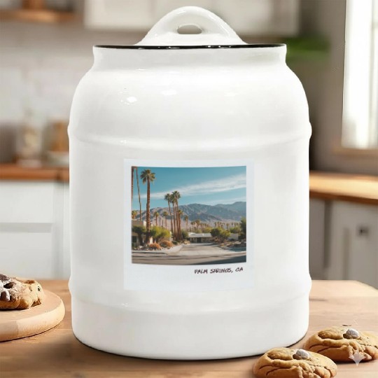 Mono Enterprises "Travels" Palm Springs #3 Ceramic Cookie Jars
