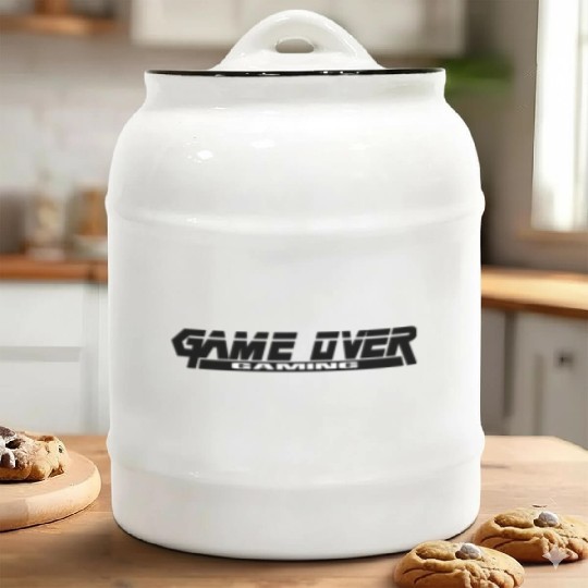 GameOverGaming Metal Gear Solid Black Parody Ceramic Cookie Jars
