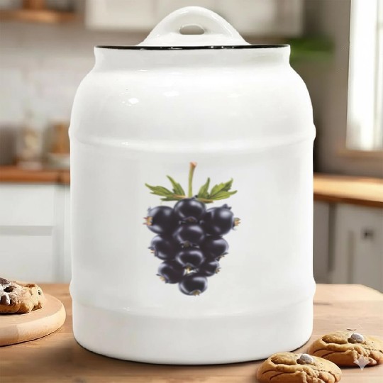 Blackberry Realistic Ceramic Cookie Jars