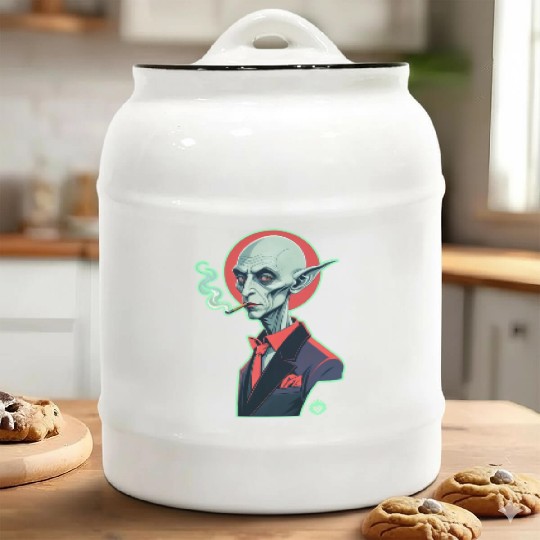 NOSFERATU WEED Ceramic Cookie Jars