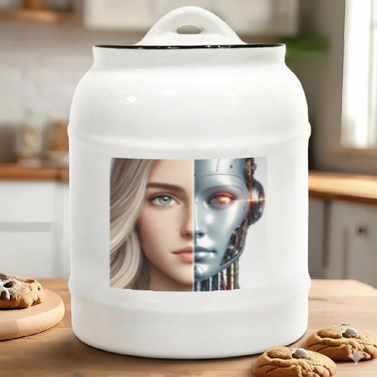 The Future is Now Ceramic Cookie Jars