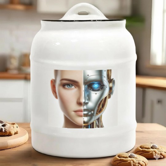 The Future is Now Ceramic Cookie Jars
