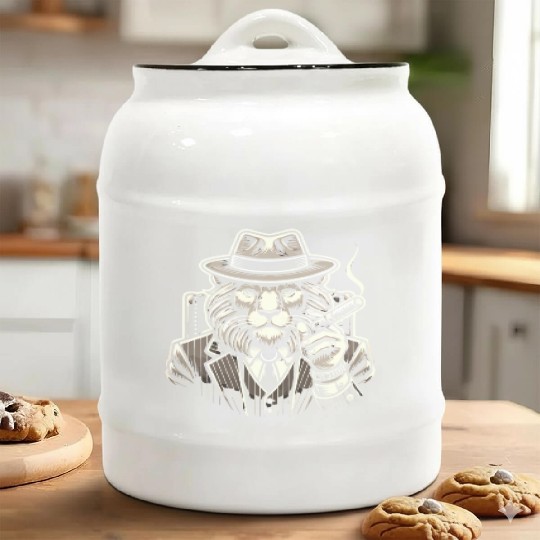 Mobster Gangster Mafia Organized Crime Boss Ceramic Cookie Jars