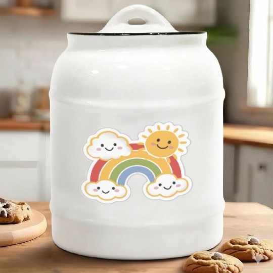 Rainbow Bright Ceramic Cookie Jars
