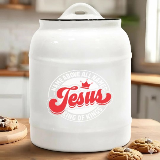 Name Above Names Jesus King Of Kings Christian Ceramic Cookie Jars
