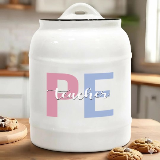 PE Teacher Physical Education Teacher Ceramic Cookie Jars