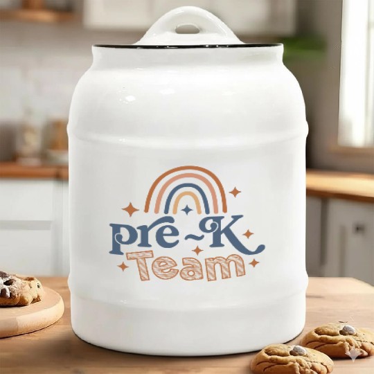 Pre-K Team - Preschool Teacher Ceramic Cookie Jars