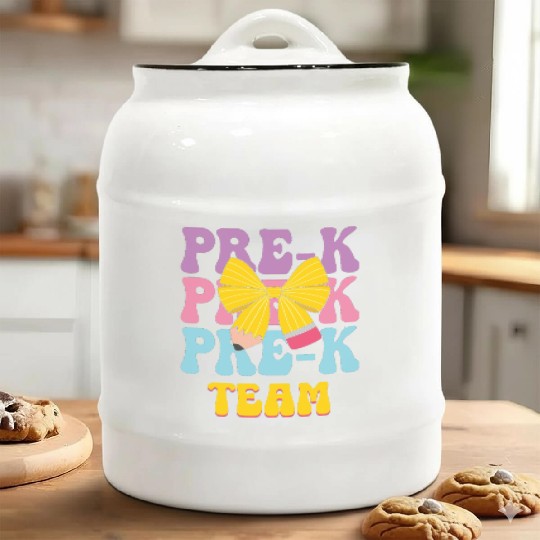 Pre-K Team - Preschool Teacher Ceramic Cookie Jars