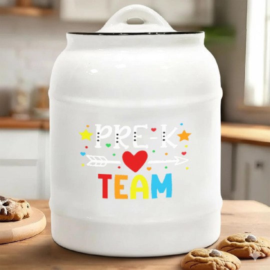 Pre-K Team - Preschool Teacher Ceramic Cookie Jars
