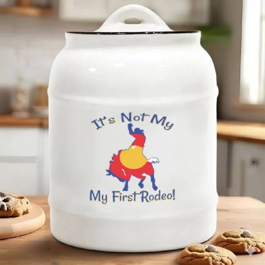 It's Not My First Rodeo Horse Ceramic Cookie Jars
