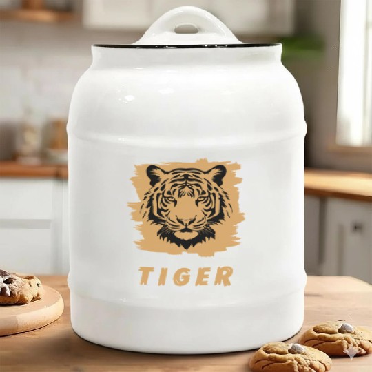 tiger Ceramic Cookie Jars