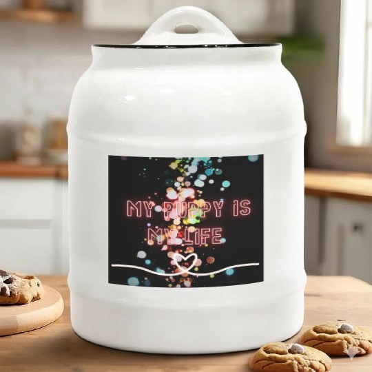 My puppy design Ceramic Cookie Jars
