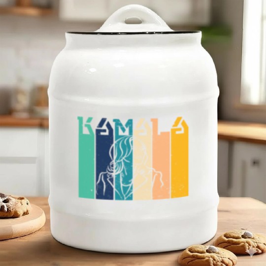 Kamala Harris 2024 electionsdesigncontest2024 Ceramic Cookie Jars