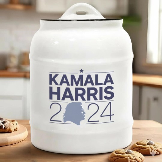 Kamala Harris 2024 Election Support Ceramic Cookie Jars