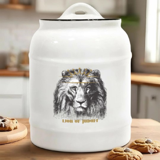 LION OF JUDAH png Ceramic Cookie Jars