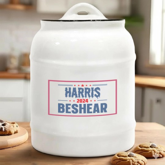 Kamala Harris 2024 for President Vote Tim Walz Ceramic Cookie Jars