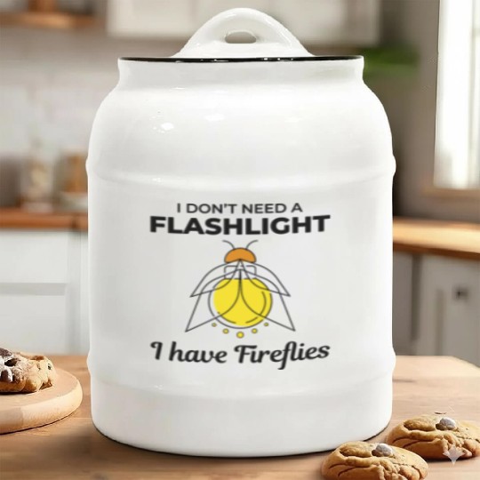 Fireflies Firefly Lightning Bug Insect Collector Ceramic Cookie Jars