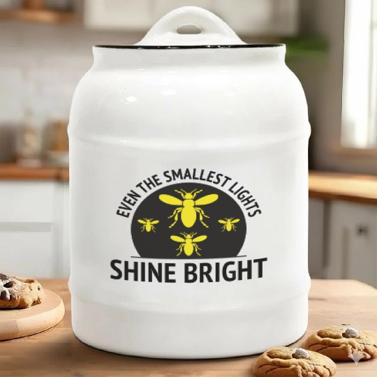 Fireflies Firefly Lightning Bug Insect Collector Ceramic Cookie Jars