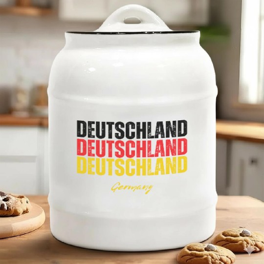 Germany flag, German pride Ceramic Cookie Jars