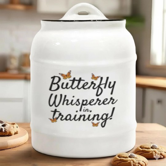 Butterfly Butterflies Insect Collector Entomology Ceramic Cookie Jars