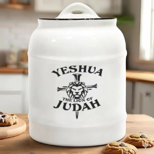 Yeshua The Lion Of Judah Ceramic Cookie Jars