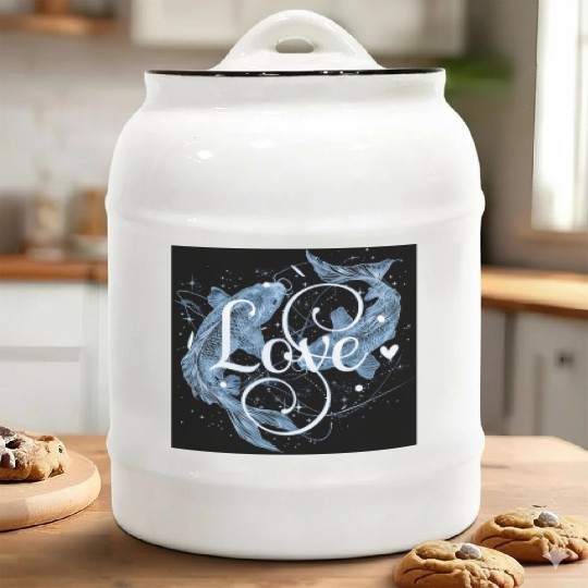 Pisces Vibes Ceramic Cookie Jars