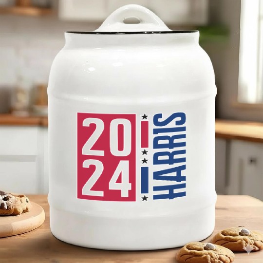 Kamala Harris 2024 Madam President Ceramic Cookie Jars