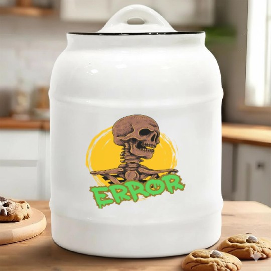 skeleton back from the dead Ceramic Cookie Jars