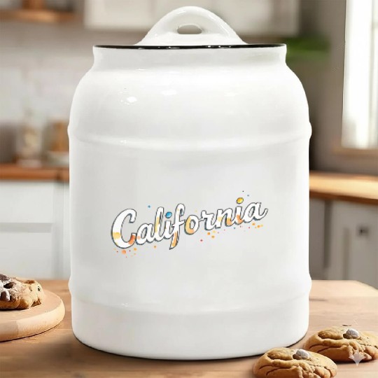 California Golden State gift Ceramic Cookie Jars