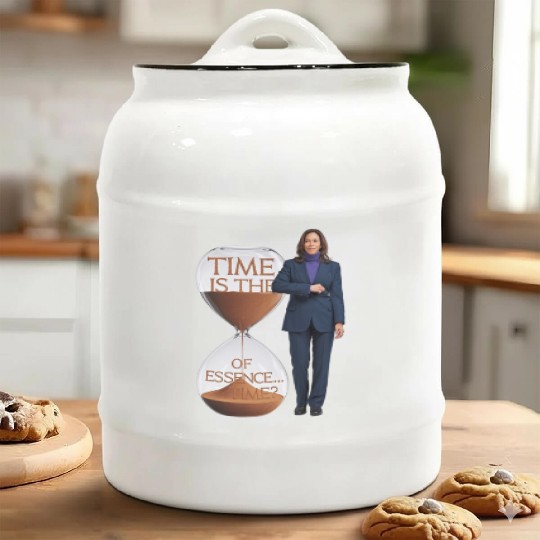 Kamala Harris Hourglass Ceramic Cookie Jars Unique Time Themed
