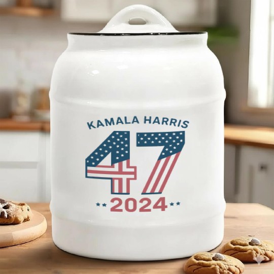 Kamala Harris 47th President USA 2024 Ceramic Cookie Jars
