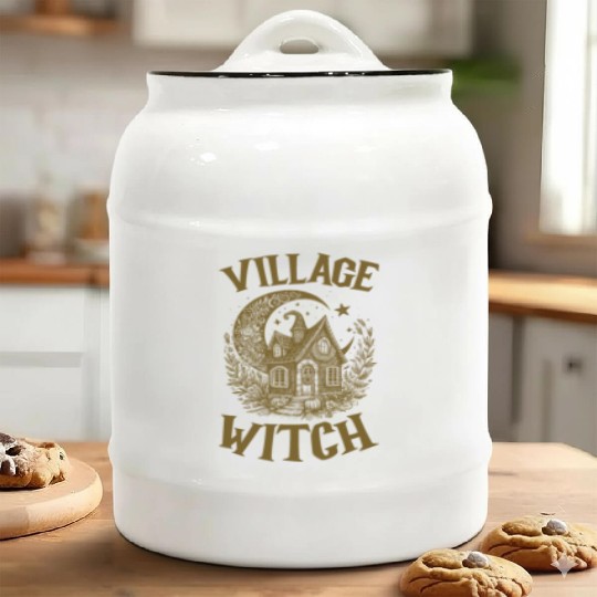 Village Witch Salem Vintage Halloween Ceramic Cookie Jars