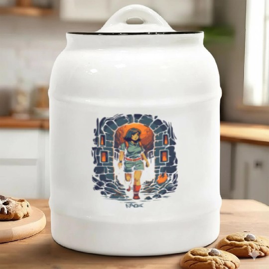 Explore the Dungeon with Dora Ceramic Cookie Jars