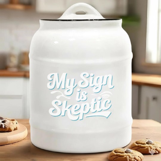 Astrology Skeptic Critical Thinking Ceramic Cookie Jars