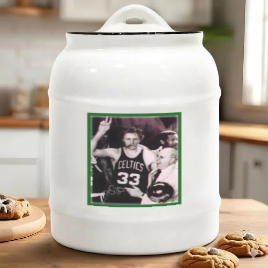 Larry Bird Ceramic Cookie Jars