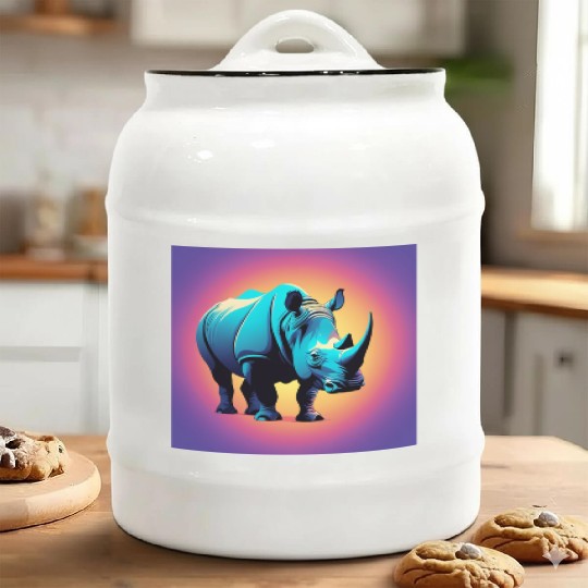 Rhinoceros - 03 Ceramic Cookie Jars