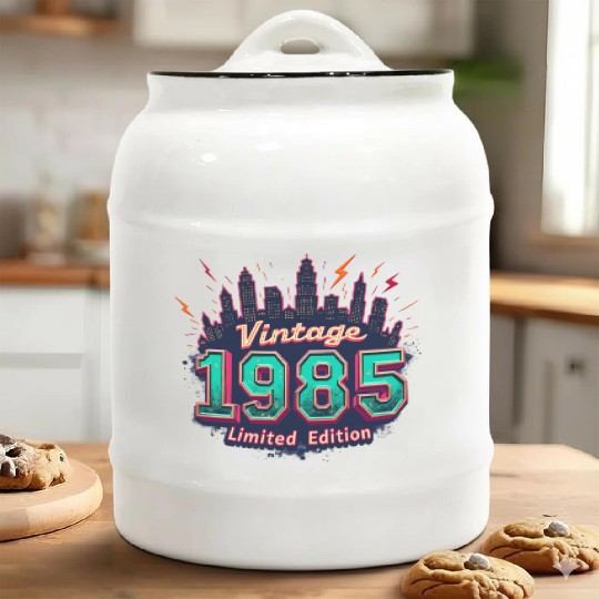 vintage 1985 limited edition Ceramic Cookie Jars