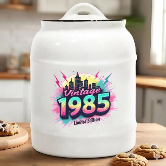 vintage 1985 limited edition Ceramic Cookie Jars