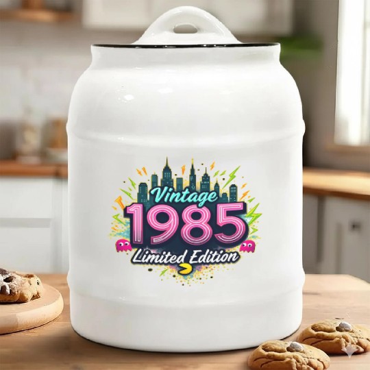 vintage 1985 limited edition Ceramic Cookie Jars