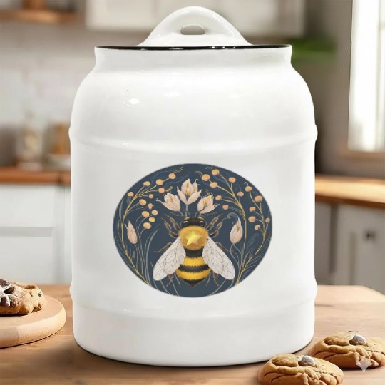 Golden Harvest Honey Bee Ceramic Cookie Jars