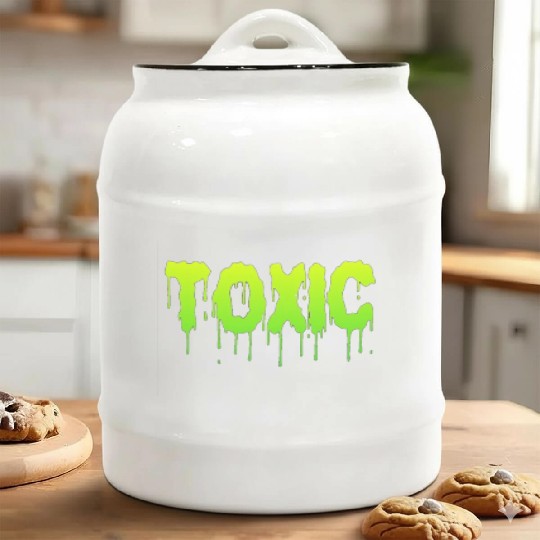 TOXIC Ceramic Cookie Jars