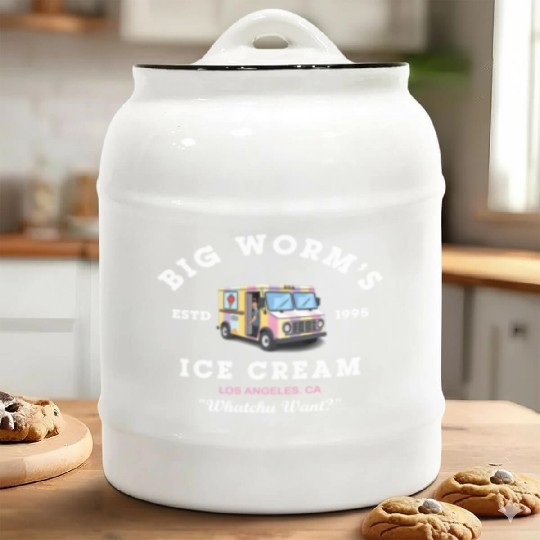 Big Worm s Ice Cream Whatchu Want Ceramic Cookie Jars
