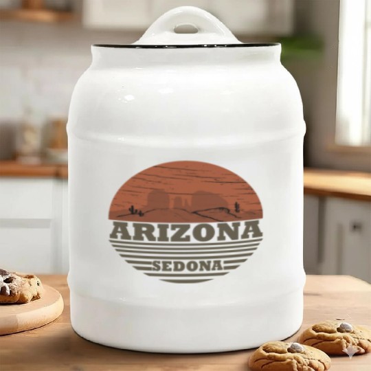 Arizonna Sedona Ceramic Cookie Jars