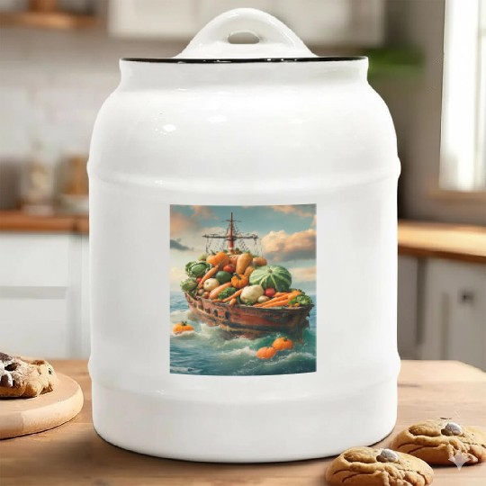 Harvest High Seas Ceramic Cookie Jars