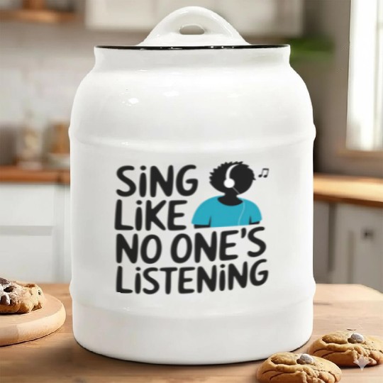 Sing Your Heart Out Ceramic Cookie Jars