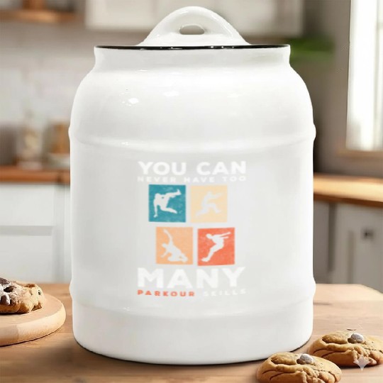 Freerunner Extreme Sport Underground Adventure Ceramic Cookie Jars