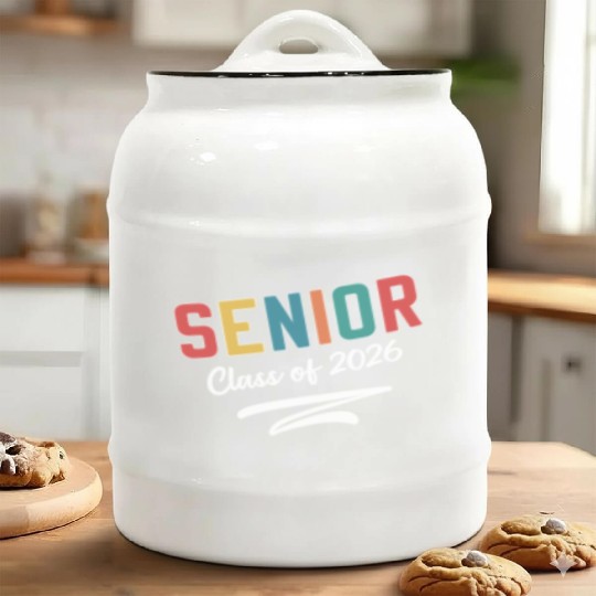 Senior Class of 2026 Graduation Senior Ceramic Cookie Jars