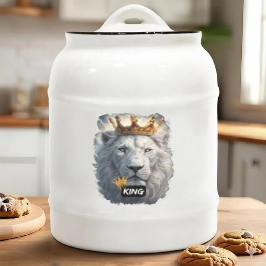 lion of judah king Ceramic Cookie Jars