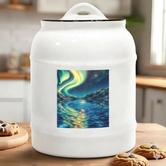 Crystal Lake of Aurora Ceramic Cookie Jars