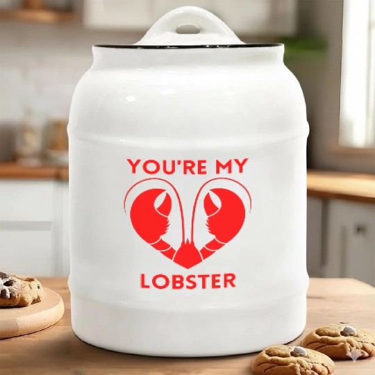 You're My Lobster Valentine’s Day Romance Matching Ceramic Cookie Jars